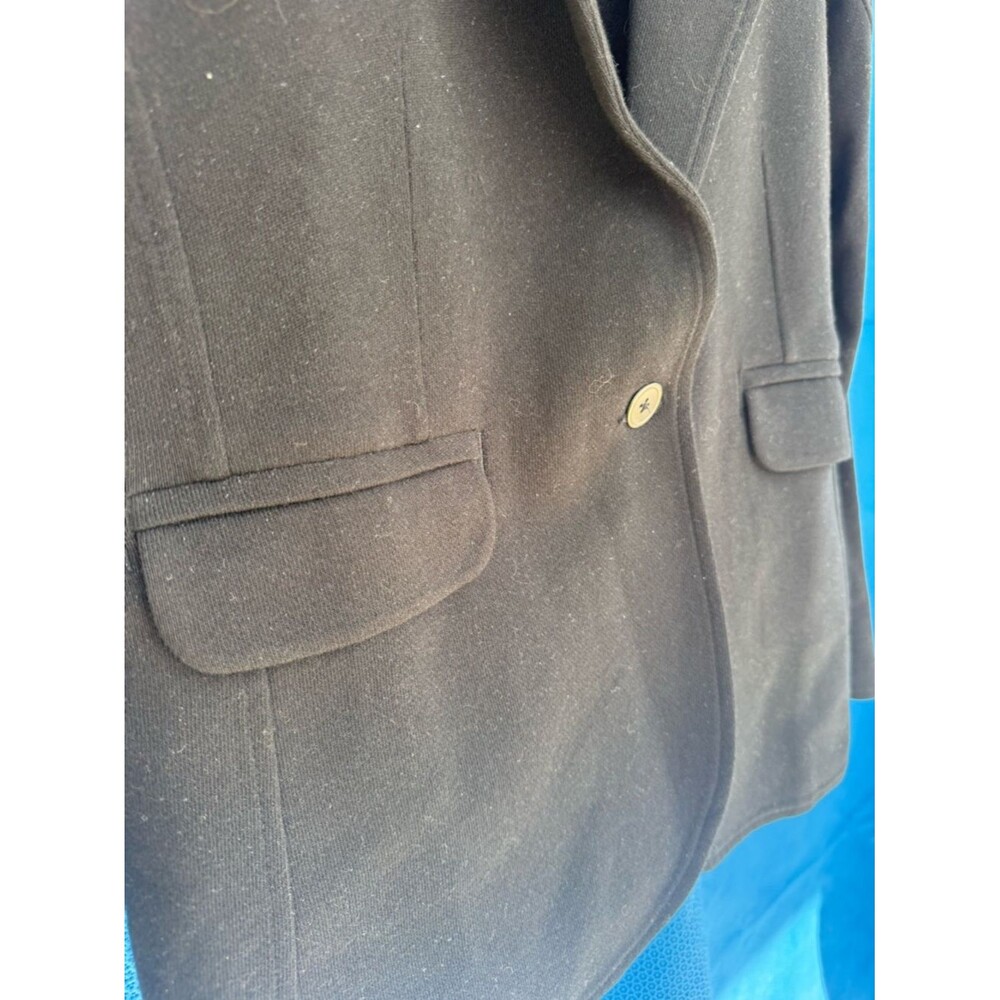 Grey State Black Single-Button Notch Lapel Blazer - Picture 2 of 6